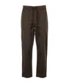 Max Mara Mara Drawstring Pants In Brown
