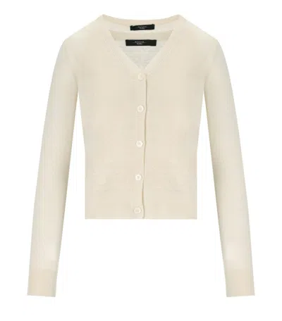 Max Mara Marabu Ecru Twin-set In Neutral