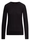 Max Mara Marabu Ribbed Sequin-embellished Sweater In Black