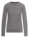Max Mara Marabu Ribbed Sweater In Gray
