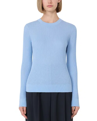 Max Mara Marabu Sweater In Blue