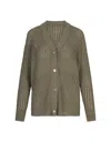 Max Mara "march" Cardigan In Green