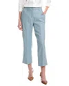 Max Mara Marco Linen-blend Trouser In Blue