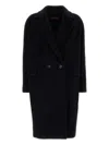 Max Mara Marella Double-breasted Coat In Schwarz