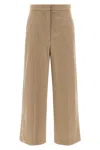 Max Mara Beige Marengo Pants In Brown
