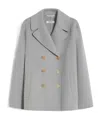 Max Mara 's  Margot Double-breasted Tailored Blazer In Gray