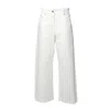 Max Mara Marianna Pants In White Cotton Denim '