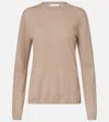 Max Mara Marica Long-sleeve Sweater In Neutral