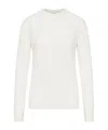 Max Mara Marica Sweater In Lightweight Cashmere Yarn In White