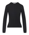 Max Mara Cashmere Crew Neck Slim Fit Sweater In Black