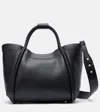 Max Mara Marin Medium Leather Tote Bag In Black