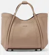 Max Mara Marin Mini Leather Tote Bag In Brown