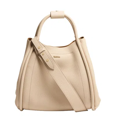 Max Mara Marine Handbag In Nude