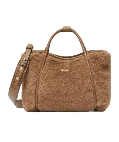 Max Mara Marine Shoulder Bag In Brown