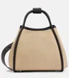 Max Mara Marine Small Raffia Tote Bag In Beige