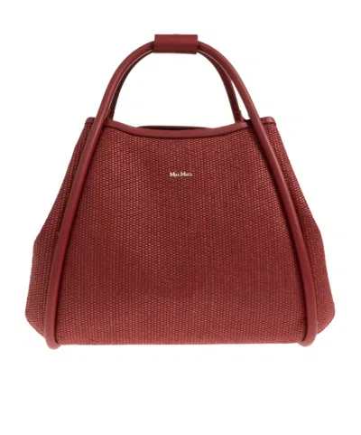 Max Mara Marine Tote Bag In Brown