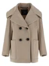 Max Mara 'mario' Coat In Brown