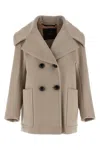 Max Mara Atelier Line Jacket In Sand
