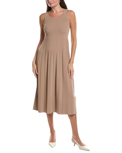 Max Mara Markus Knit Midi Dress In Tan