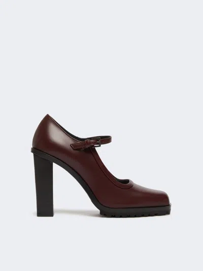MAX MARA MARY JANES IN LEATHER