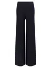 Max Mara Marzia Elastic-waist Palazzo Pants In Black