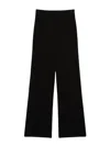 Max Mara Marzia Trousers In Viscose Yarn By In Black