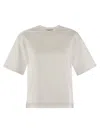 Max Mara Estella Cotton T-shirt In White