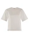 Max Mara Estella Cotton T-shirt In White