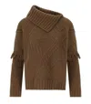 Max Mara Mastro Brown Sweater In Brown