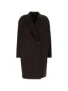 Max Mara Mastro Double-breasted Coat In Brown