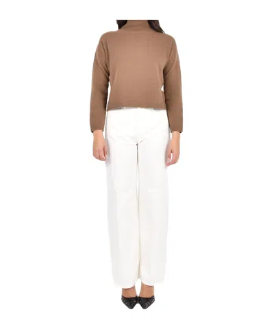 Max Mara 's  Matteo Turtleneck Jumper In Brown