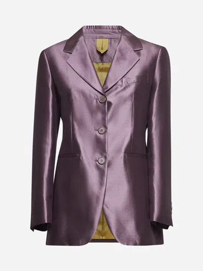 MAX MARA MAUVE MIKADO MALAGA BLAZER