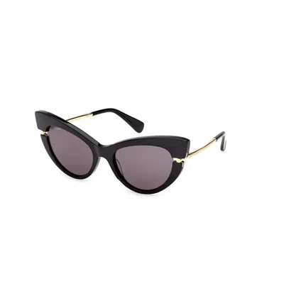 Max Mara 56mm Cat Eye Sunglasses In Black