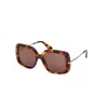 Max Mara Roquebrune Square Frame Sunglasses In Multi