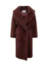 Max Mara Teddy Tedgirl Coat In Red