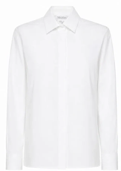 Max Mara White Virgin Wool Shirt