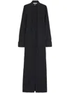 Max Mara Maxi Dress With Unique Cut-out In Blue