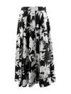 Max Mara Maxi Long Skirt In Fantasia