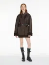 Max Mara Maxi Sweatshirt In Jersey In Cocoa