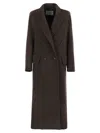 Max Mara Maxmara Arco1234 Coat In Virgin Wool And Cashmere In Brown