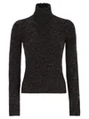 Max Mara Azulene Wool And Cashmere Turtleneck Sweater In Black