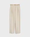 Max Mara Studio Entrata Trouser Beige In Neutral