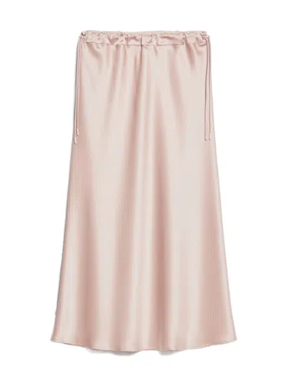 Max Mara Maxmara Editore Skirt Powder In Nude