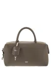 Max Mara Maxmara Holdallm Medium Satchel In Natural Leather In Pattern