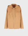 Max Mara Maxmara Jacka Mina Camel In Brown