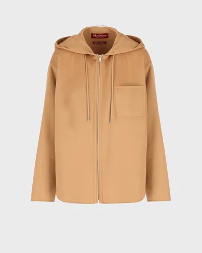 Max Mara Maxmara Jacka Mina Camel In Brown