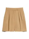 Max Mara Camel Brown Zic Shorts