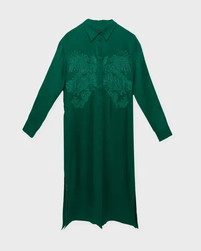 Max Mara Maxmara Klänning Megaton Emerald In Green