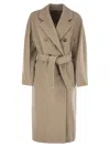 Max Mara Maxmara Madame Virgin Wool And Cashmere Coat In Green