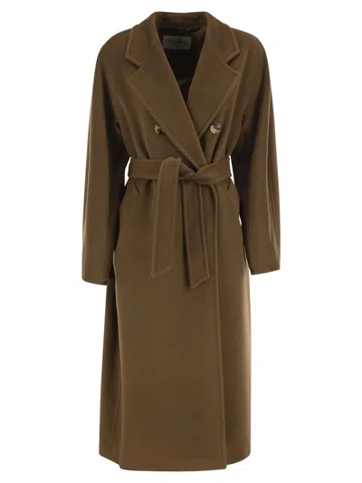 Max Mara 101801 Icon Coat Madame In Marrone